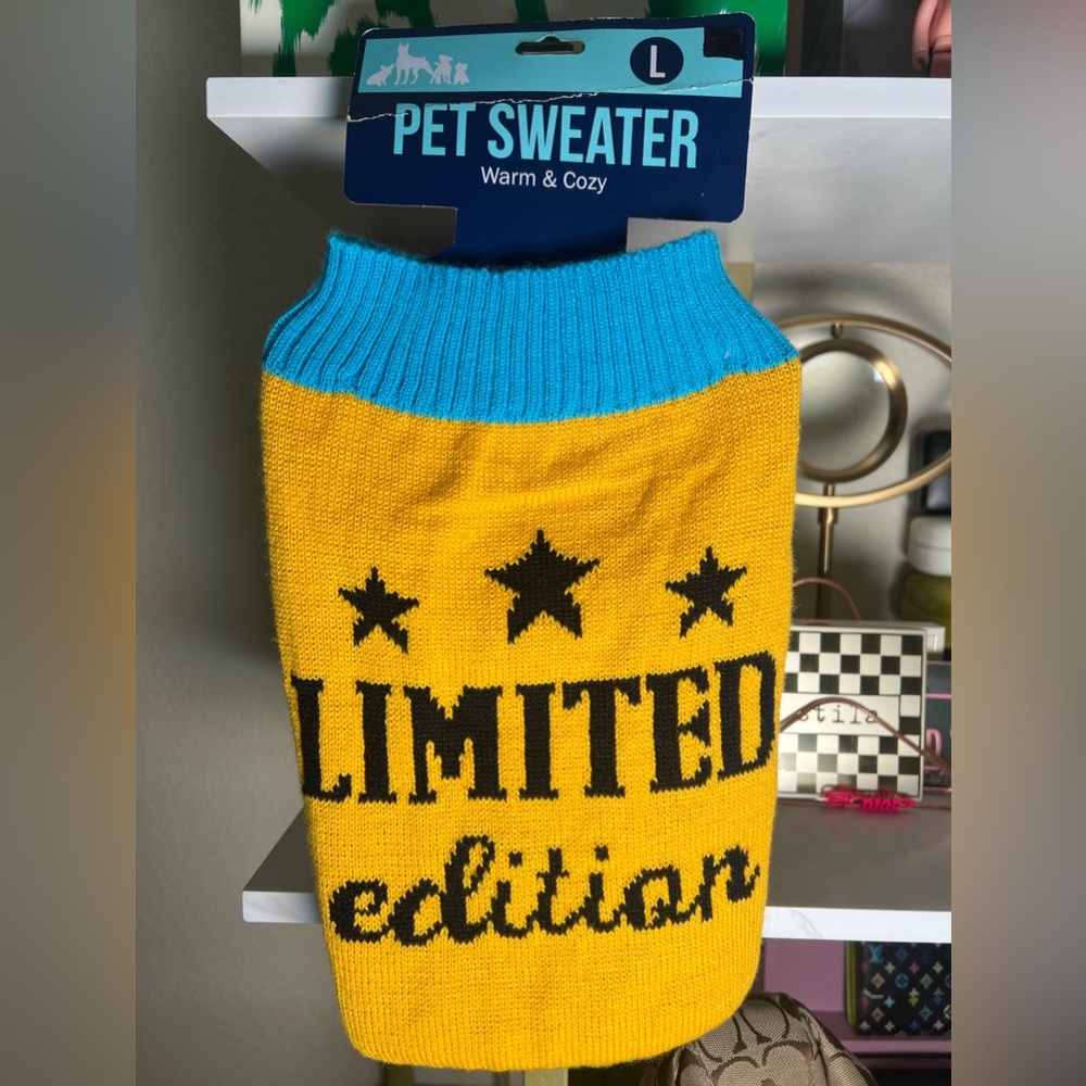 Limited Edition Dog Sweater Size L